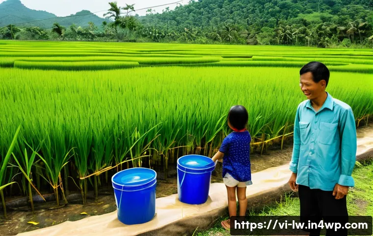 자연형 물 정화 시스템의 경험적 데이터 분석 - **Prompt 1: Rural Vietnamese Family and Their DIY Water Filter**
    "A heartwarming scene of a Viet...